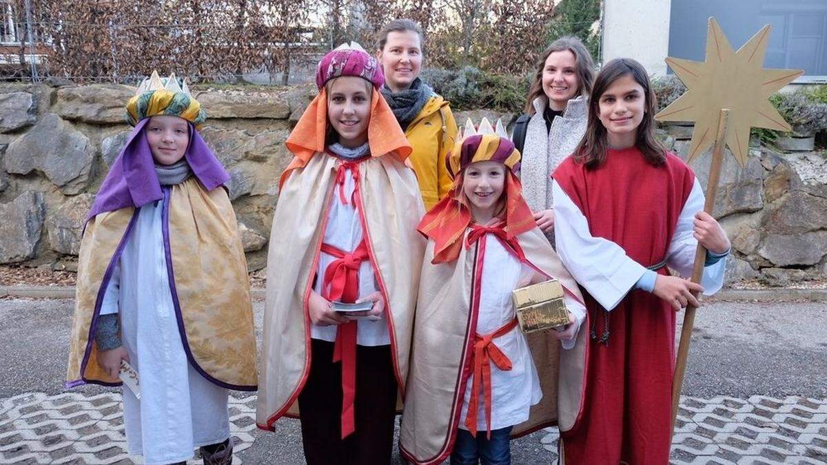 Elisabeth Gradwohl, Karoline Fink, Annika Haider und Sarah Egger waren mit ihren Begleiterinnen Carina Hilweg und Jennifer Proß in Gleisdorf unterwegs