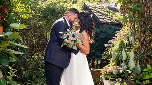 Das glückliche Brautpaar