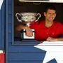 Novak Djokovic nach seinem heurigen Australian-Open-Triumph