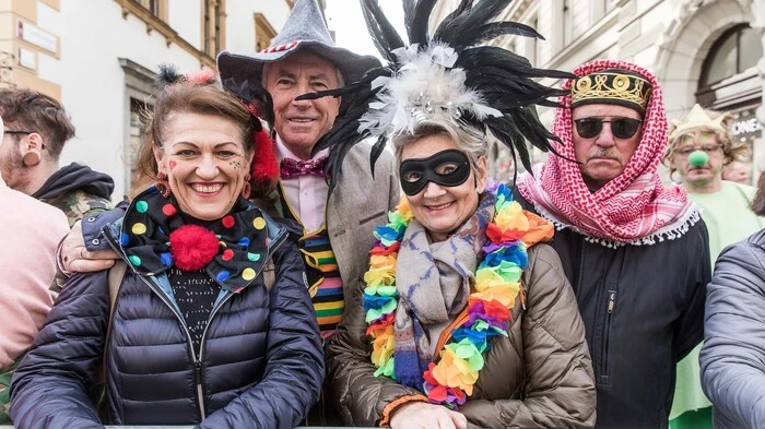 So bunt ging es beim Faschingsumzug in Graz zu ...