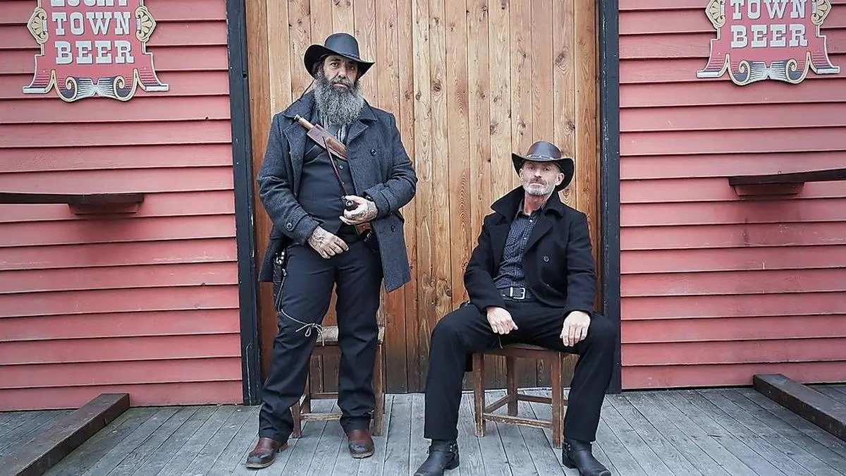 Die beiden Hauptdarsteller und Filmemacher Klaus Weinlinger und Armin Schnitzler