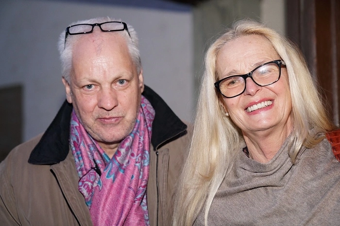 Hubert Steindorfer mit Künstlerin Ruth Hanko