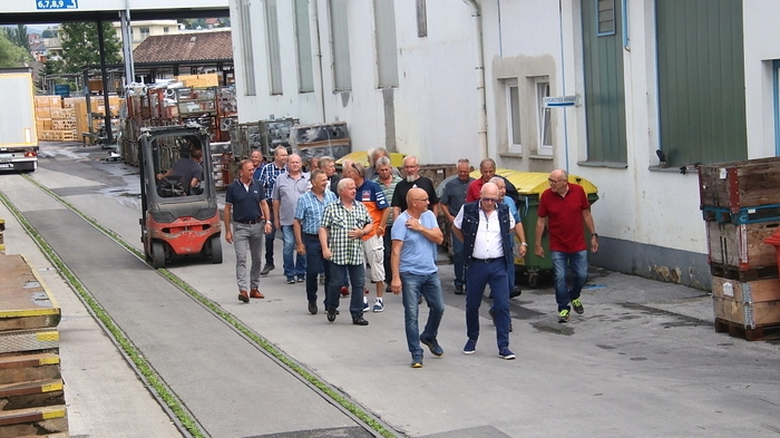 31 ehemalige Lehrlinge des Röhren- und Pumpenwerks Bauer in Voitsberg trafen sich anlässlich des 50-jährigen Jubiläums ihrer Lehrzeit in Voitsberg.