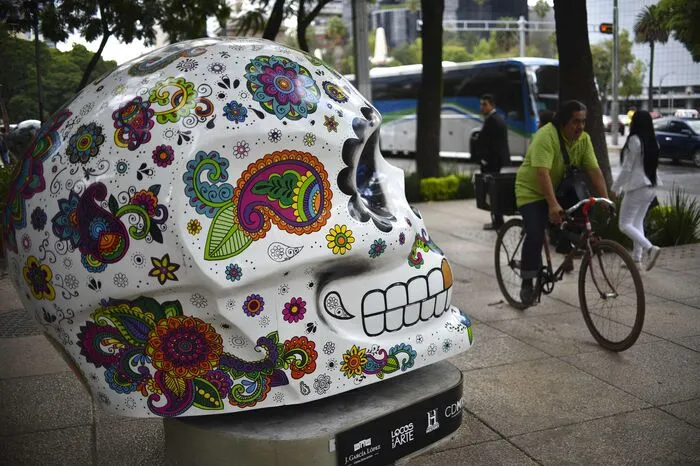 Jose Guillen nannte seinen Totenkopf 'Mandala'.
