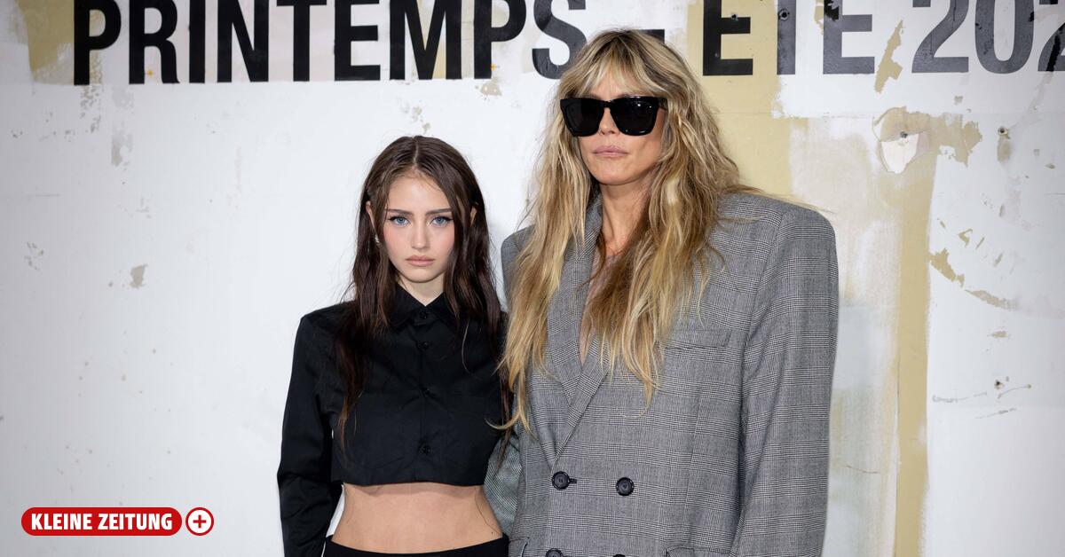 Heidi Klum bezeichnet sich selbst als Helikopter-Mutter