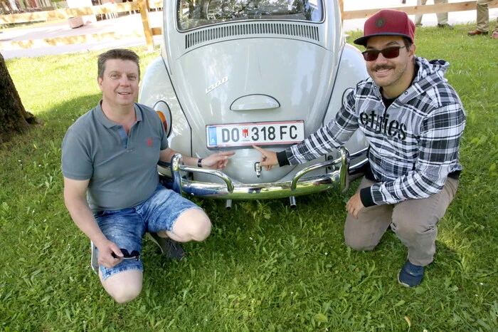 „Mit diesem Motorsportspektakel wollen wir den Teilnehmern die Region rund um Guttaring vorstellen“, sagte das Cheforganisatoren-Duo Vizebürgermeister Günter Kernle und Andreas Sallinger unisono (von links).