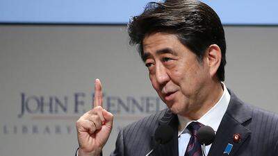 Japans Premier Shinzo Abe