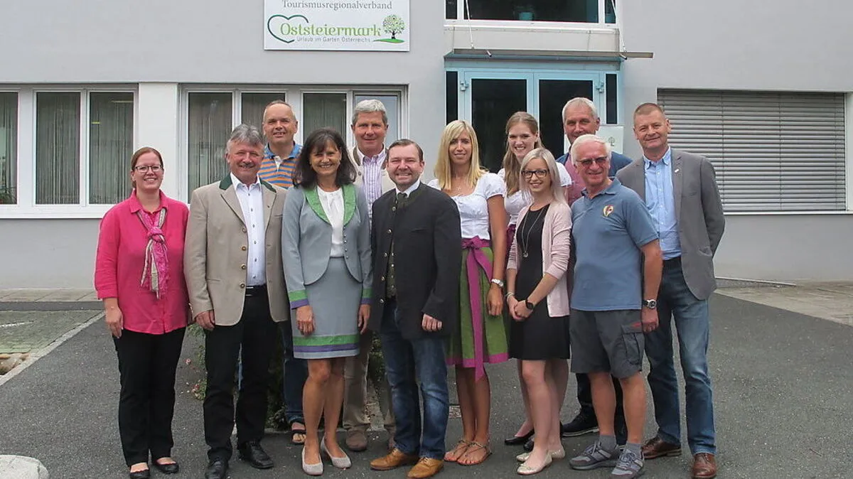 Beim Tag der offenen Tür des neuen Büros vom Tourismusverband Oststeiermark