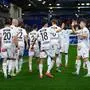 LINZ,AUSTRIA,11.APR.25 - SOCCER - ADMIRAL Bundesliga, championship group, FC Blau Weiss Linz vs Wolfsberger AC. Image shows the rejoicing of WAC.
Photo: GEPA pictures/ Christian Moser