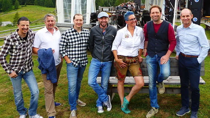 Udo Schwarzenbacher, Heimo Staudacher, Hans Laubreiter, Wolfgang Gritzner, Maria Gritzner, Michael Gritzner und Heinz Lager