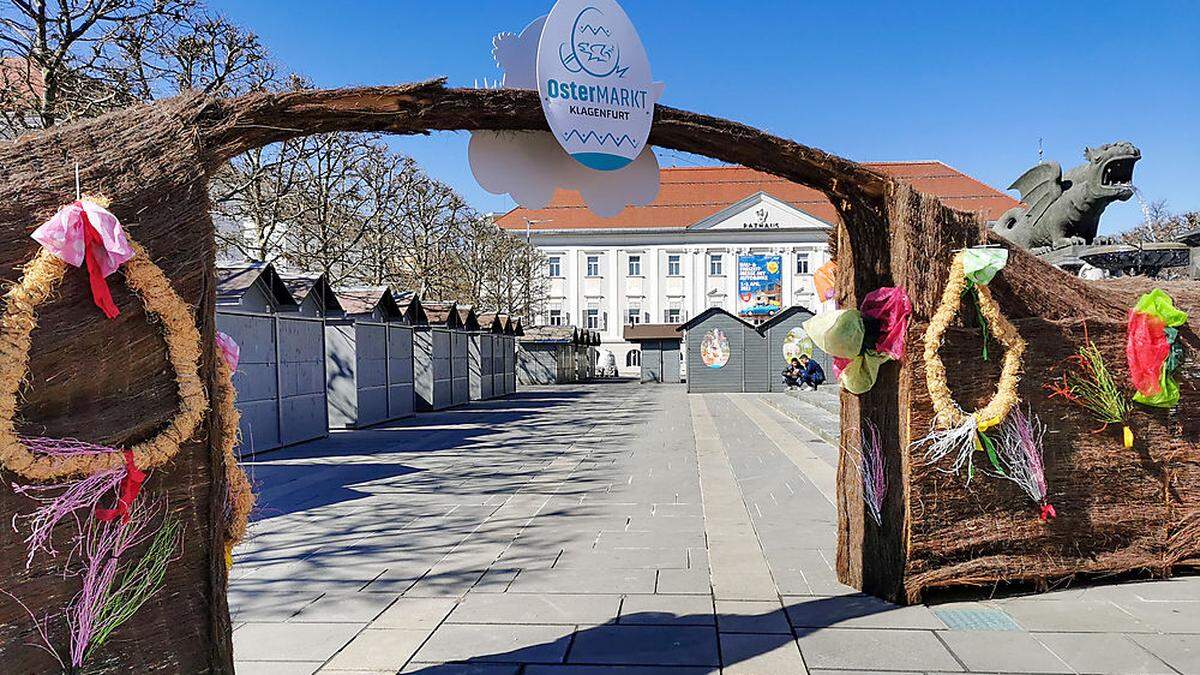 Der Ostermarkt am Neuen Platz öffnet am 31. März