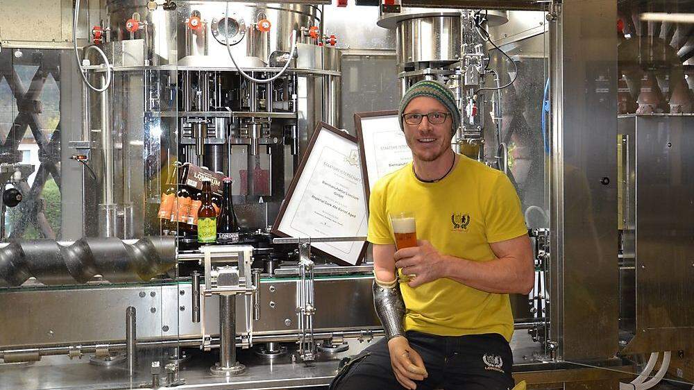 Im Vorjahr konnte sich Klaus Feistritzer von der Biermanufaktur Loncium über den Titel &quot;Beliebteste Kleinbrauerei Kärntens&quot; freuen