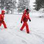 Die Ski bleiben abgeschnallt - auch bei den Schweizer Speed-Damen Lara Gut-Behrami und Michelle Gisin