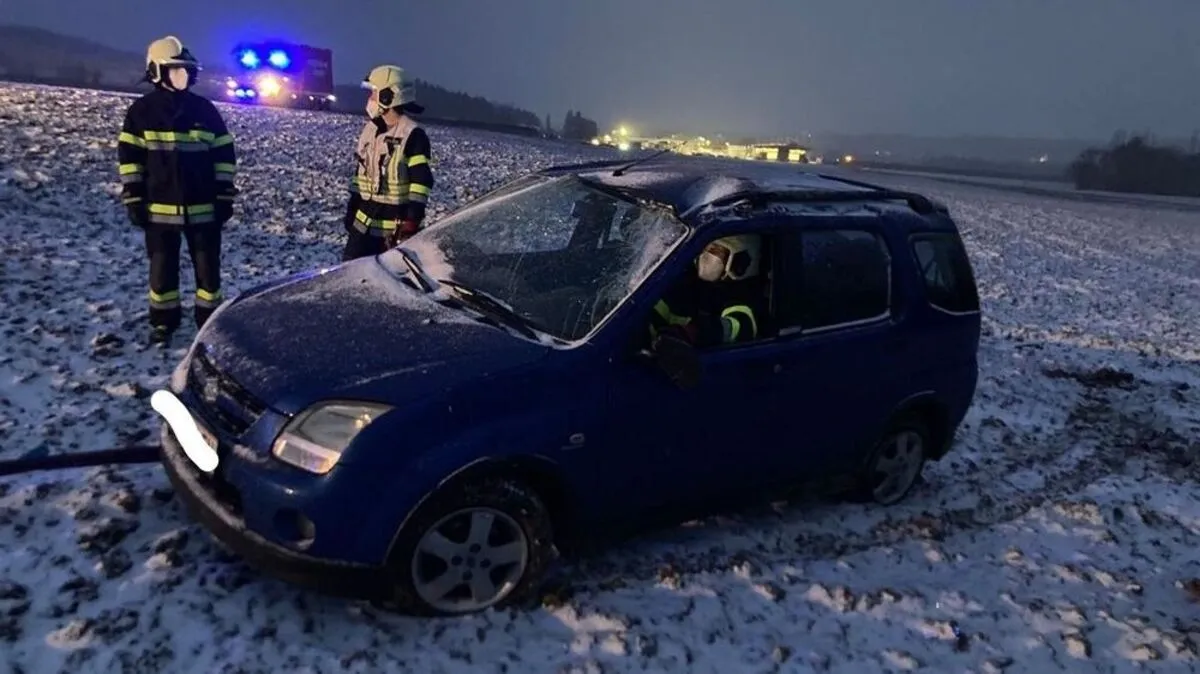 Die Lenkerin wurde unbestimmten Grades verletzt