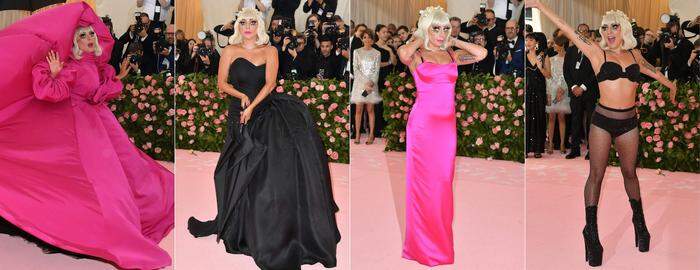 Vier Outfits in 15 Minuten: Lady Gaga