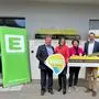 Präsentierten den „Langen Tag der Energie“: Stadtwerke-Vorstandsdirektor Manfred Wehr, Bürgermeisterin Elke Florian, Landesrätin Ursula Lackner, Stadtwerke-Vorstand Josef Maier