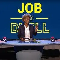 Porr stellt den Beruf des Kalkulanten bzw. der Kalkulantin mit Hilfe einer Rateshow mit Arabella Kiesbauer dar