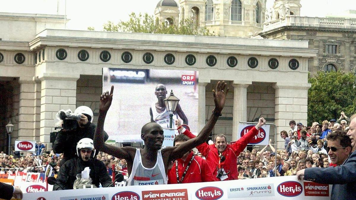 Samson Kandie gewann 2004 den Wien Marathon