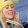 Andrea Limbacher nach ihrem WM-Titel 2015 am Kreischberg