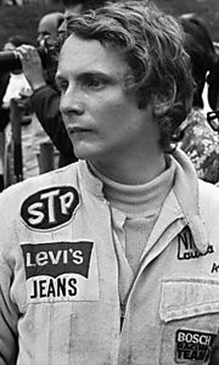 Lauda zu Beginn seiner Formel-1-Karriere