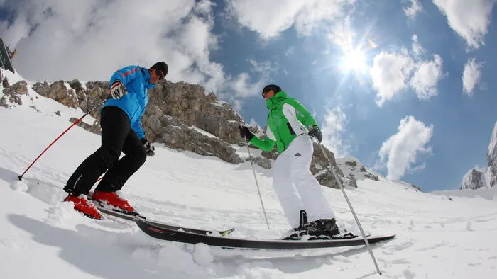 Skifahren inmitten der beeindruckenden Julischen Alpen