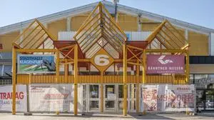 Die Klagenfurter Eishalle wird umgebaut. 