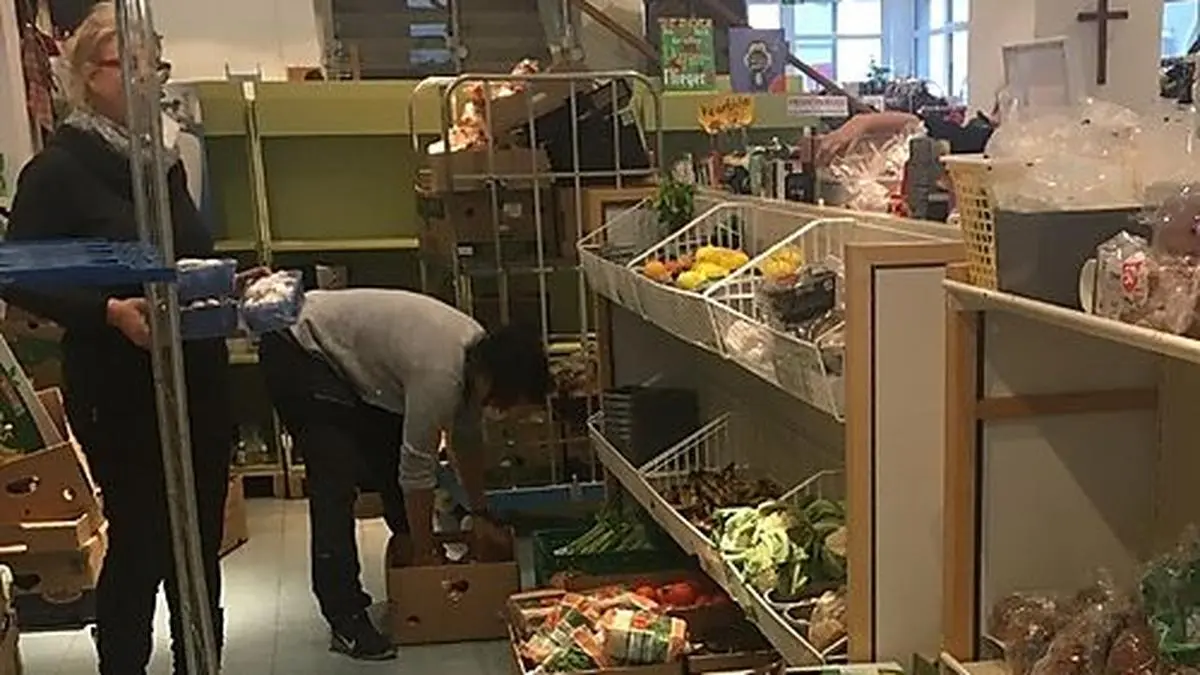 Gute Lebensmittel und ein reichhaltiges Second Hand Angebot gibt es im Together Point 