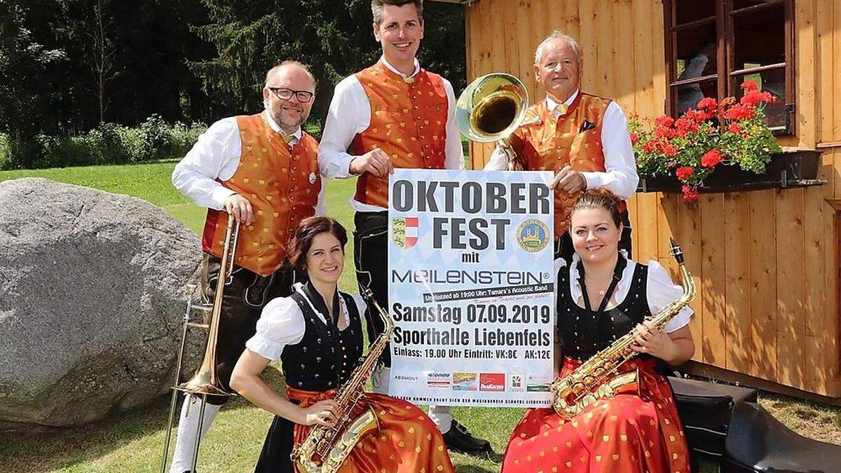 Der Musikverein Glantal Liebenfels freut sich auf die Gäste