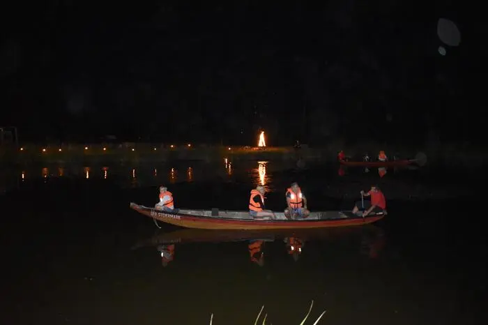 Ein gelungener Höhepunkt war das Bootfahren am Neuholdteich