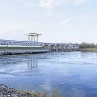 Wasserkraftwerk an der Donau
