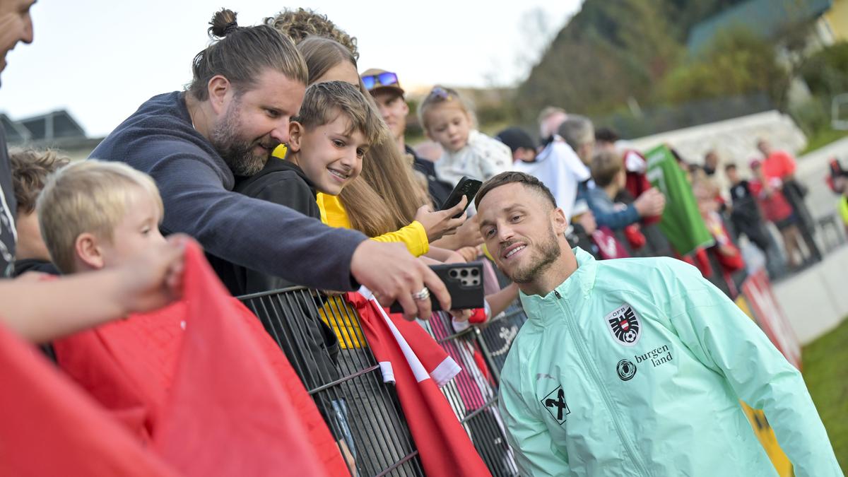 Marko Arnautovic nahm sich Zeit für die Fans