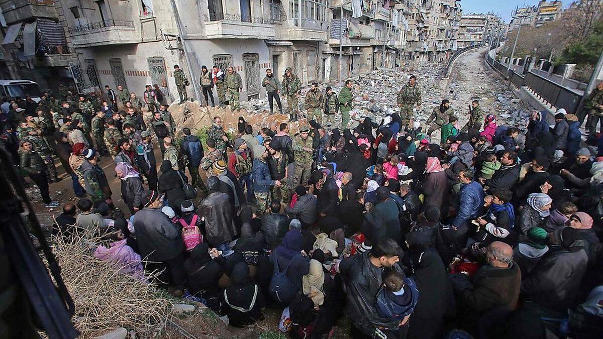 Assads Truppen sind in Aleppo auf dem Vormarsch.
