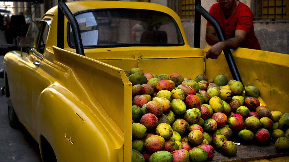 Obst wird in Manila zu Billigpreisen verkauft
