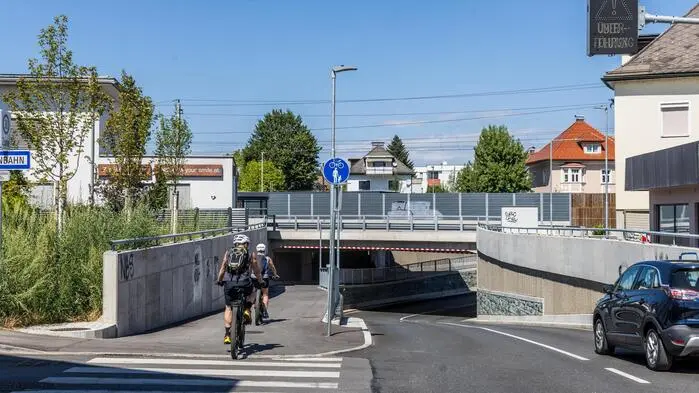Für Radfahrer kann die Unterführung in Waidmannsdorf gefährlich werden