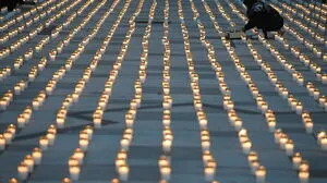 In Wien brannten Kerzen für alle an Corona verstorbenen Menschen