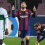 Lionel Messi führt die Torschützenliste in Spanien an.