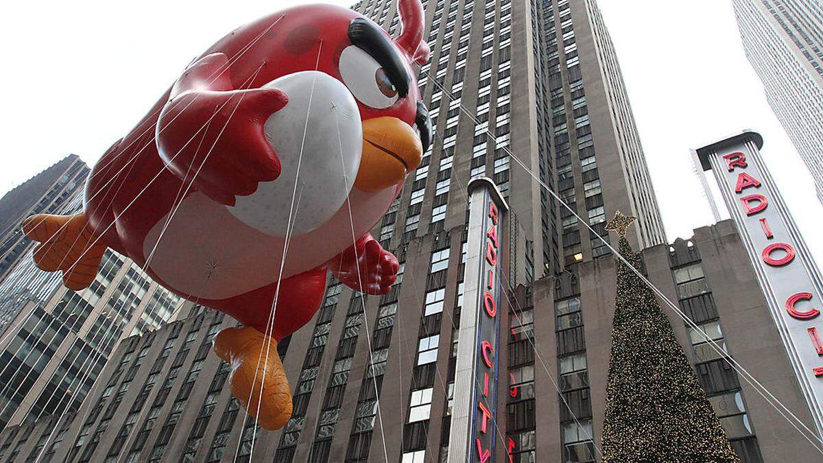 Angry Birds-Luftballon in New York. Der Spieleentwickler wird künftig von einer Frau geführt