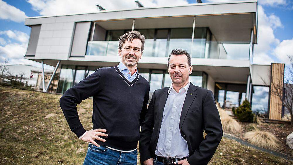 Eigentümer Georg Niedersüß (links) und Stefan Jausz leiten Griffner als Geschäftsführer
