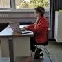 Im Klassenzimmer von Barbara Oberascher am Borg Bad Radkersburg sind Maske und Laptop ständige Begleiter in der Pandemie