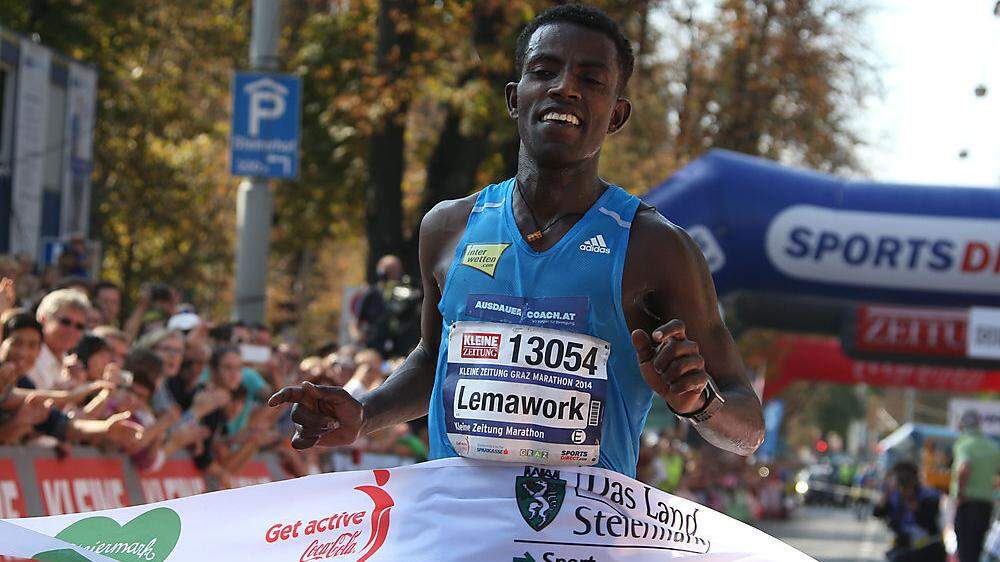 Lemawork Ketema siegte 2014 über die volle Distanz