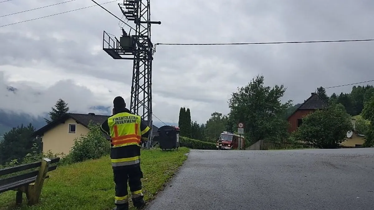 Die Feuerwehr musste ausrücken