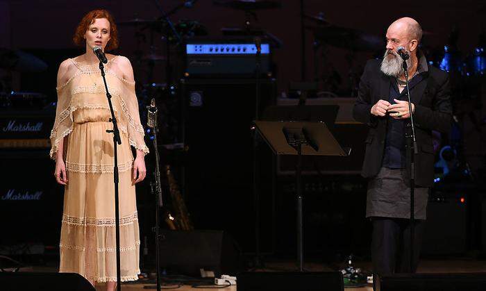 Auch Karen Elson und Michael Stipe waren mit dabei