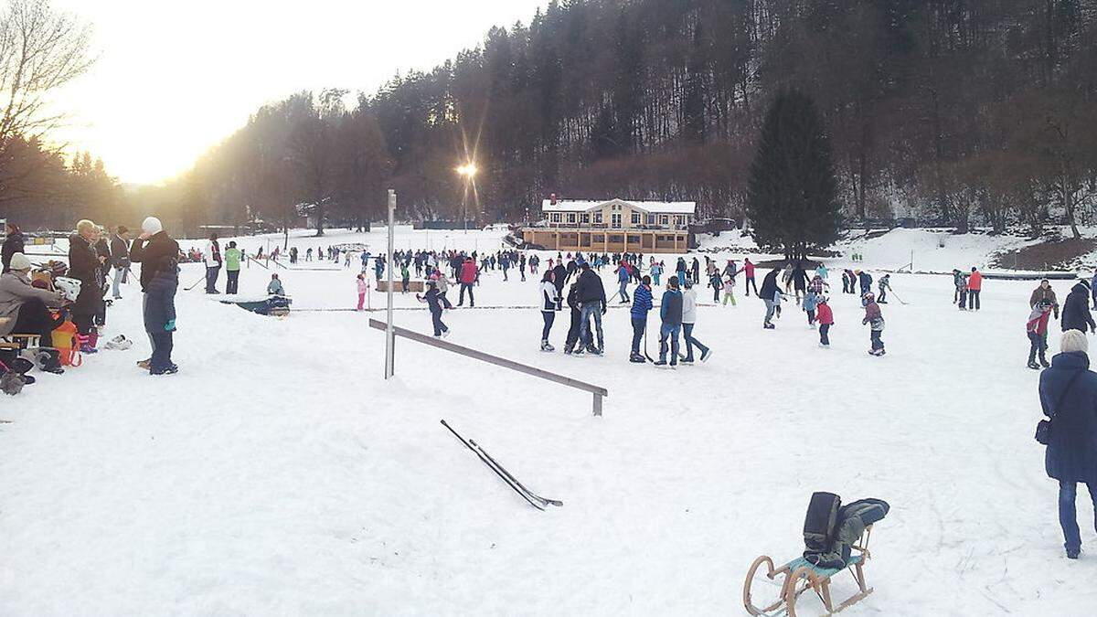 Eislaufen im Bad Weihermühle