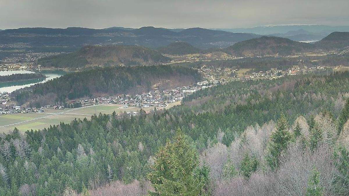 Blick von der Burgarena Finkenstein