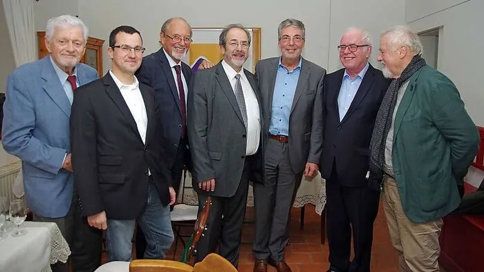 Gut gelauntes Podium in der „Greißlerei“ von Neuberg