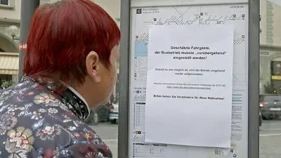 Die Kunden werden per Aushang informiert 