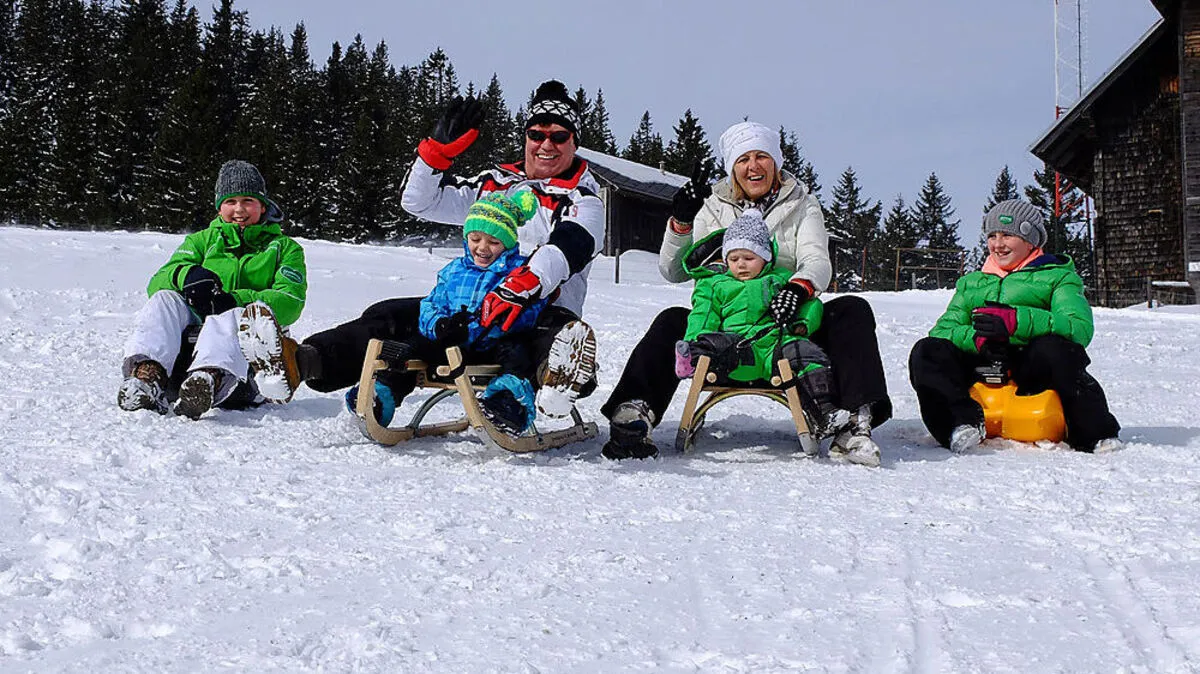 Rodeln kann man am Salzstiegl ab 4. Dezember
