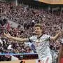 Thomas Müller und Serge Gnabry hatten Grund zur Freude