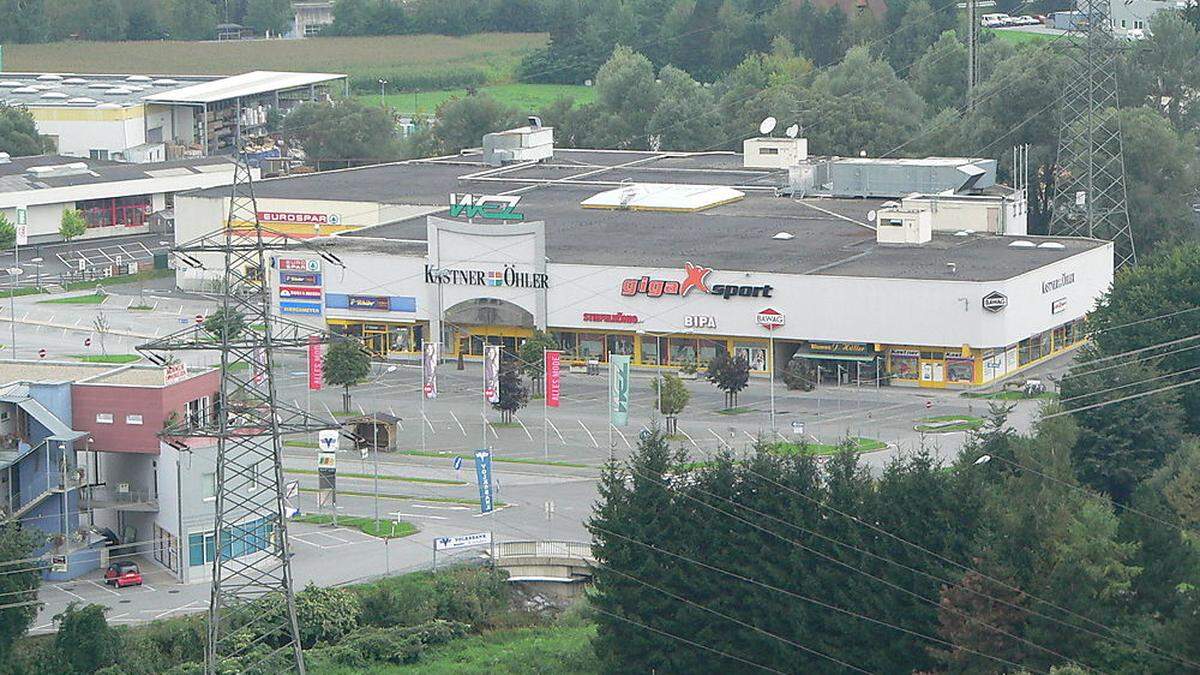 Das Einkaufszentrum &quot;Wez&quot; in Bärnbach