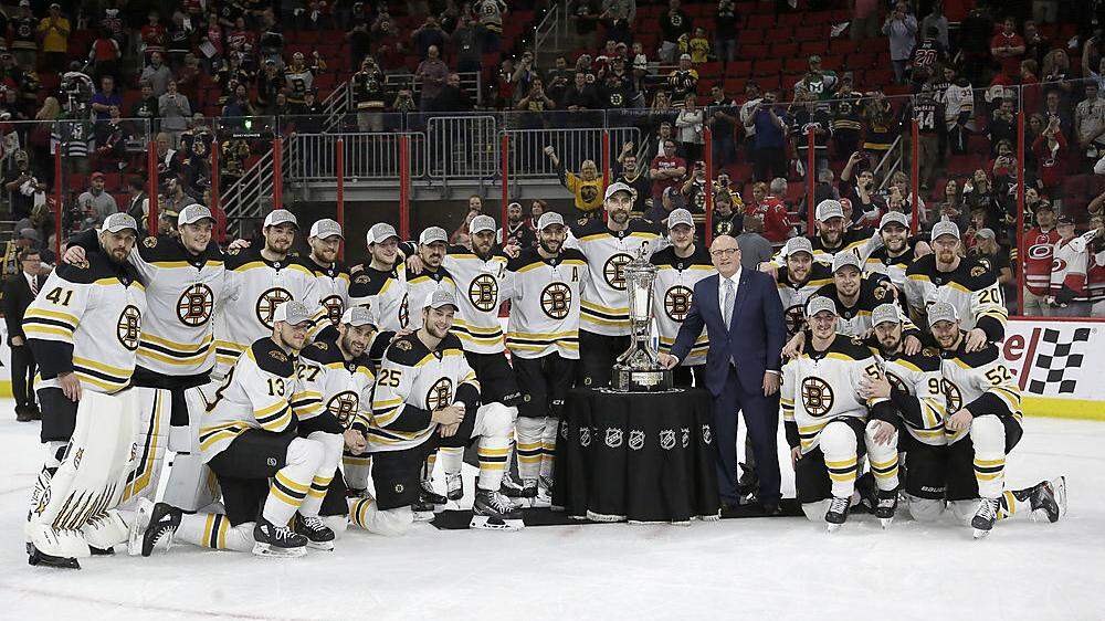 Die Cracks der Boston Bruins jubelten über den Finaleinzug